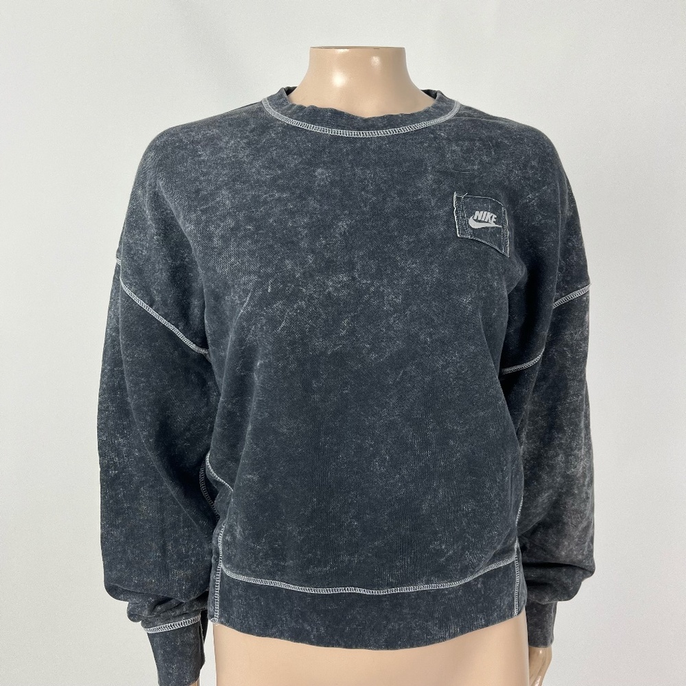 NIKE Sportwear NSW French Terry Crewneck Sweatshirt Women's BV2798 Acid wash TT1